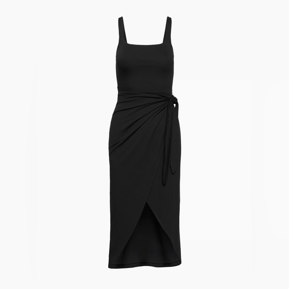 Aritzia Wilfred Saturn Midi Dress - Black M - Picture 4 of 7